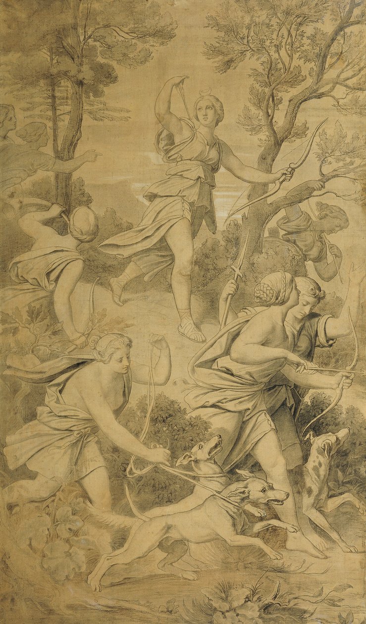 Diana with Her Companions by Moritz Ludwig von Schwind