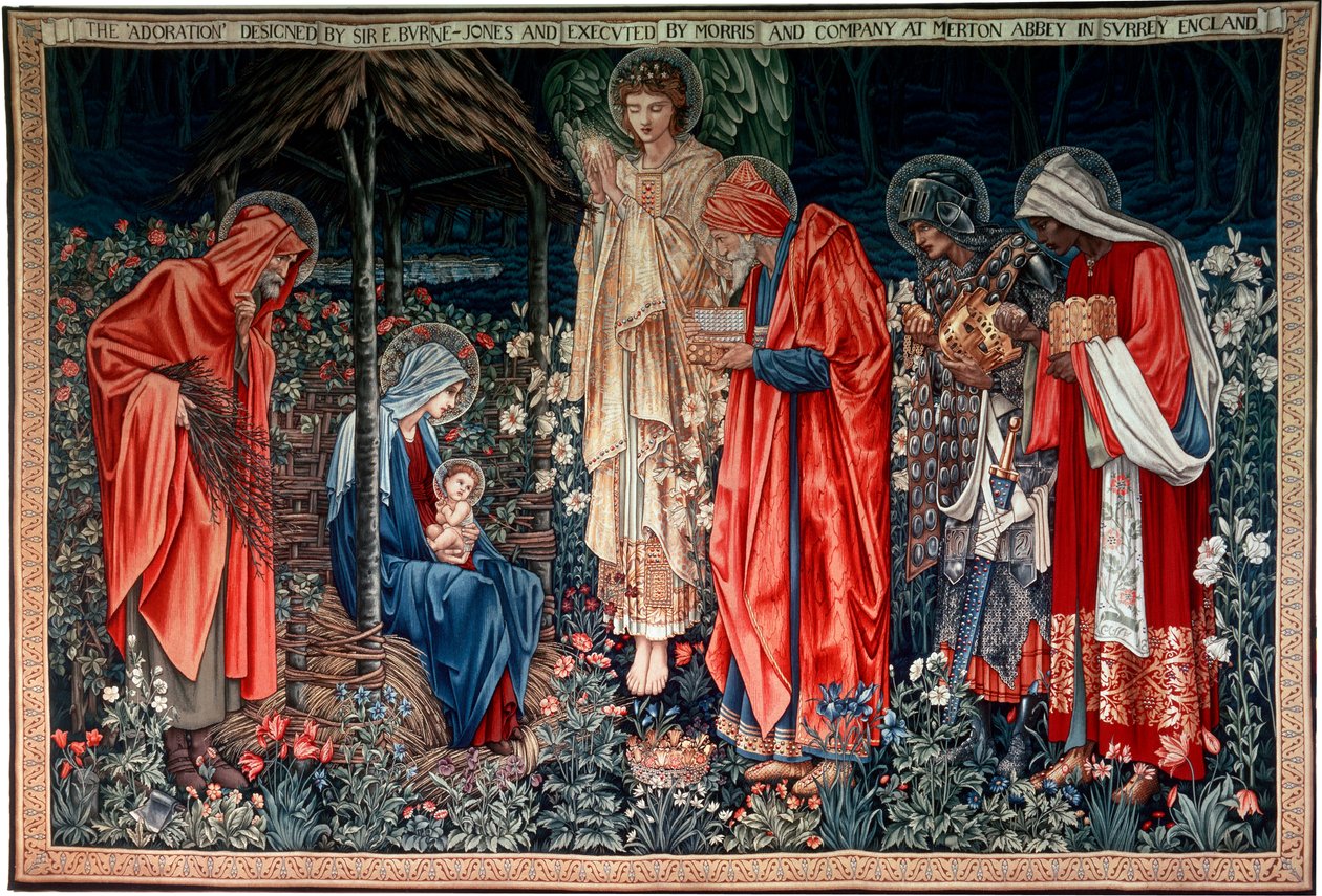 The Adoration of the Magi, tapestry by Morris and Co