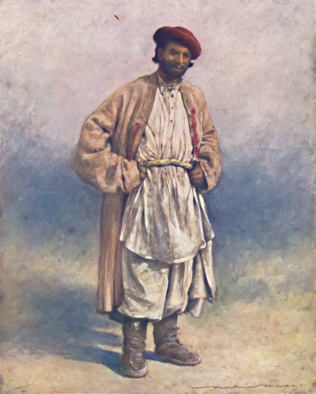 A Hindoo Hill-shepherd of Kashmir, 1903 by Mortimer L Menpes