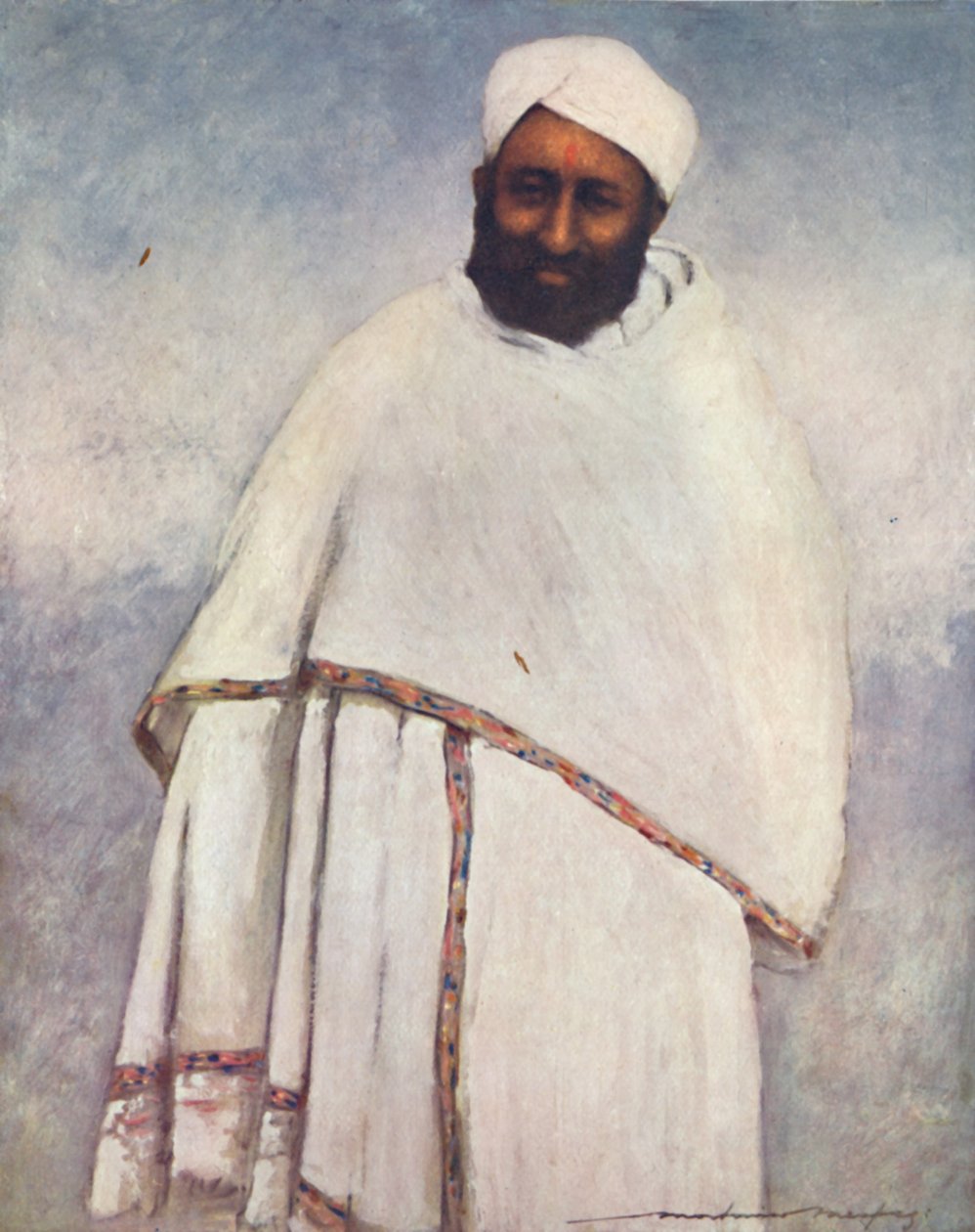 A Kashmiri Pundat, 1903 by Mortimer L Menpes