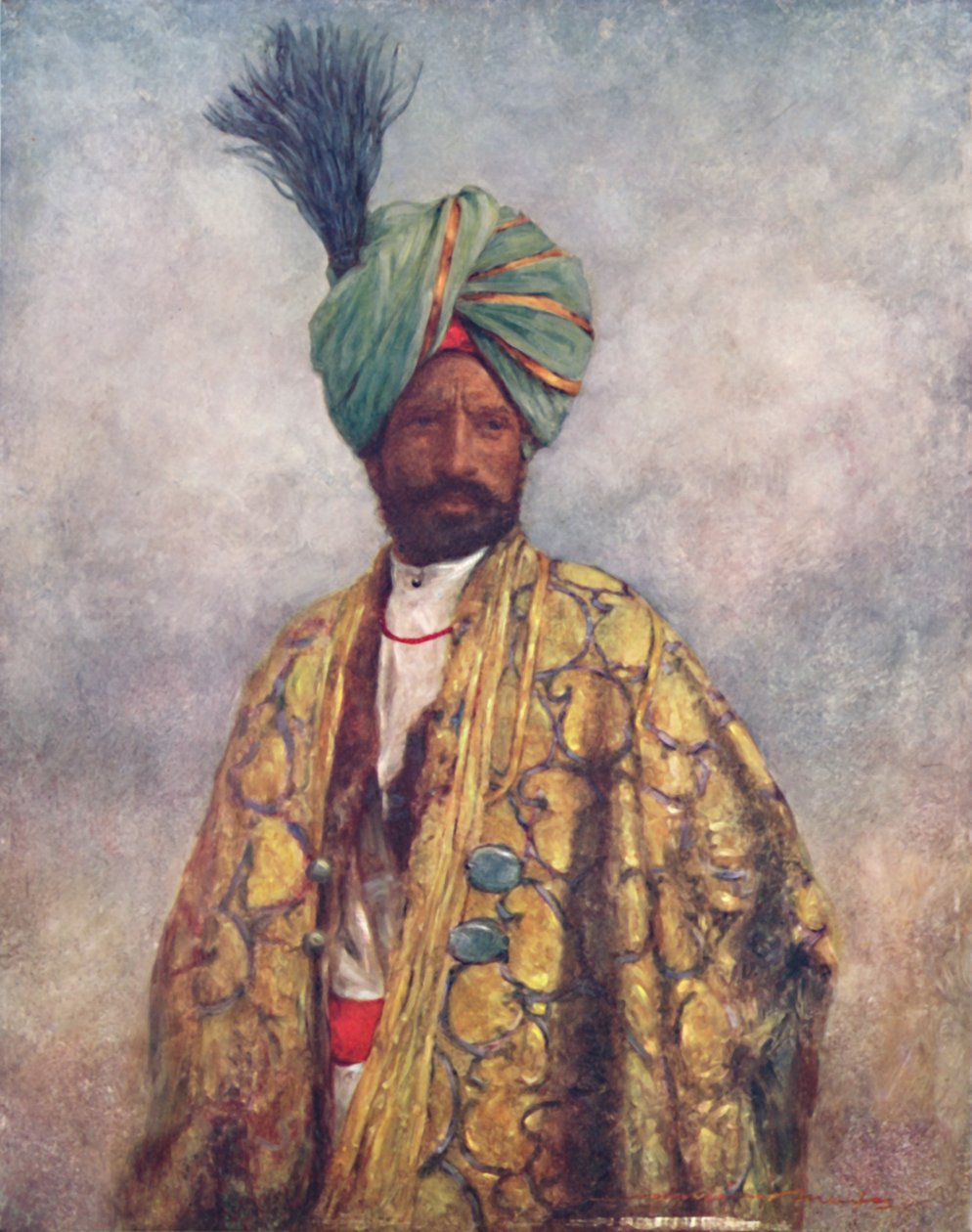 A Kashmiri Soldier by Mortimer L Menpes