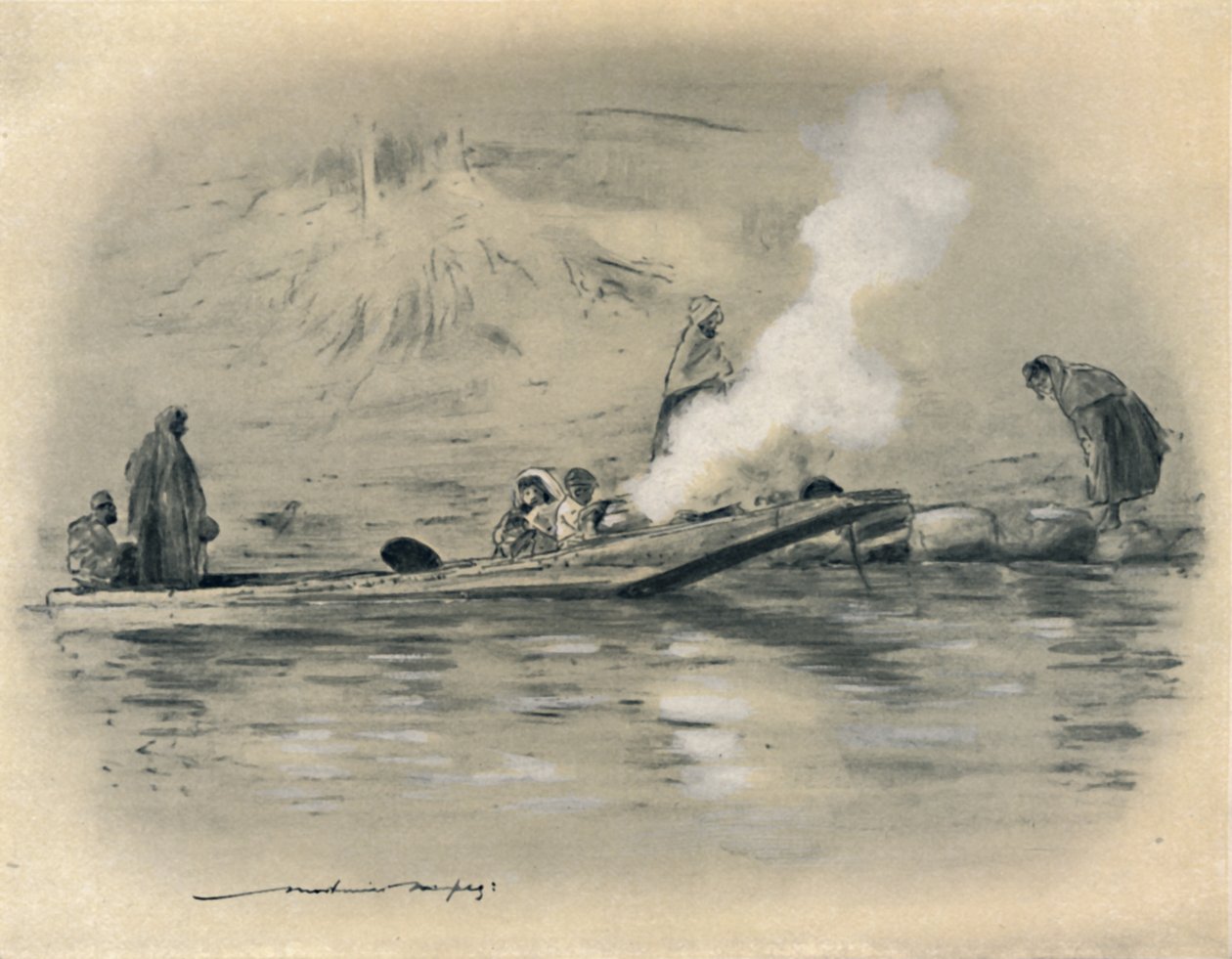 Family of Nomadic Tribe, 1903 by Mortimer L Menpes