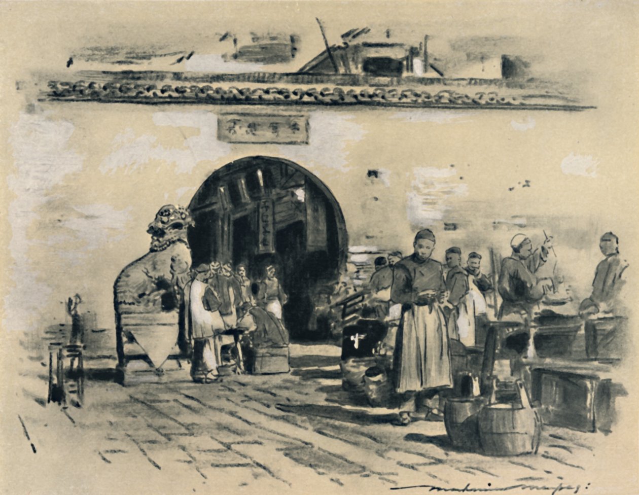 In the City of Shanghai by Mortimer L Menpes