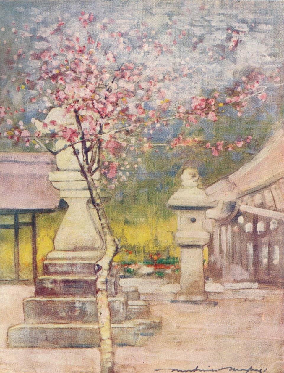 Peach-Blossom, c1887, 1901 by Mortimer L Menpes