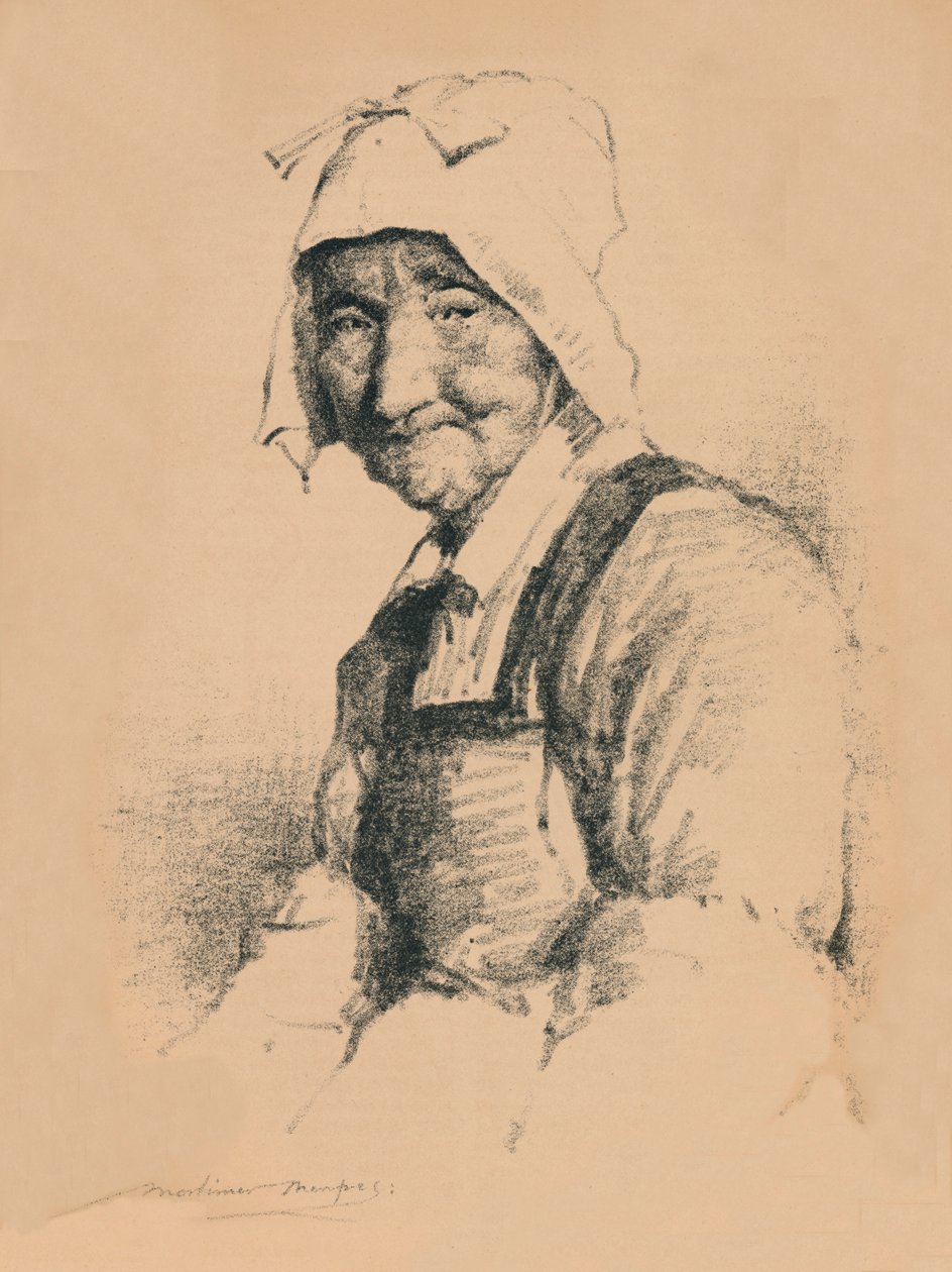 Portrait of an old woman, c1890, 1894 by Mortimer L Menpes