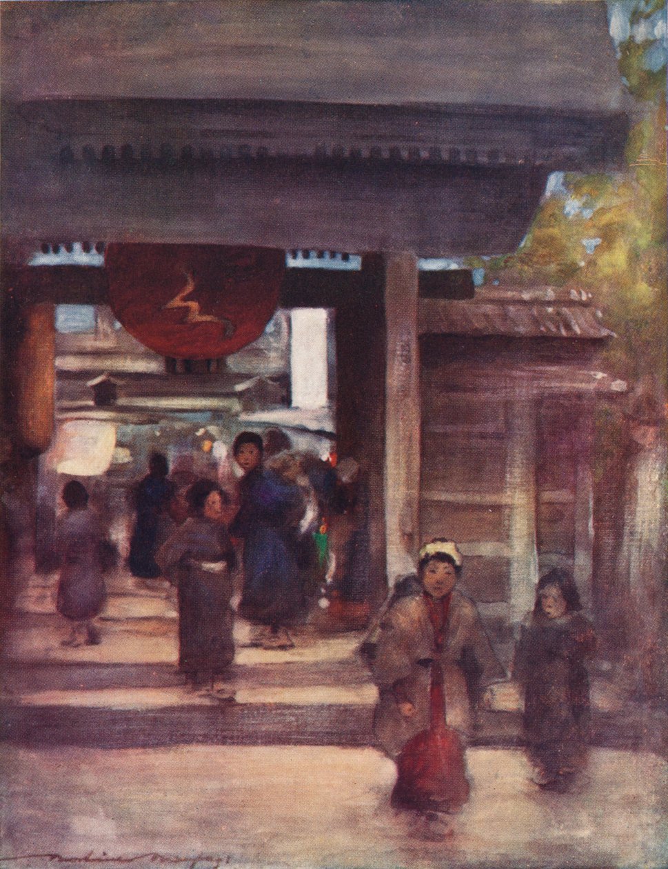 The Road to the Temple, c. 1887, 1901 by Mortimer L Menpes