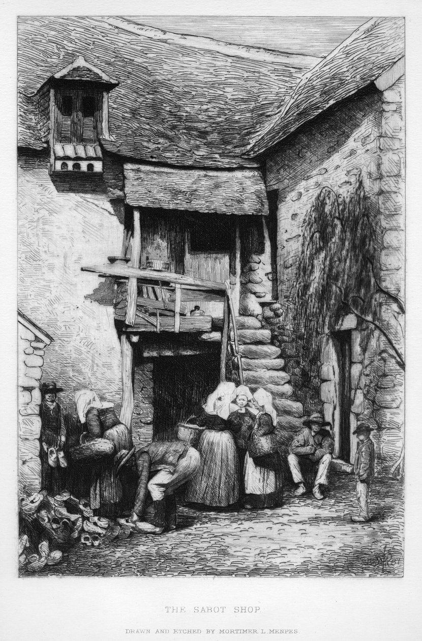 The Sabot Shop by Mortimer L Menpes