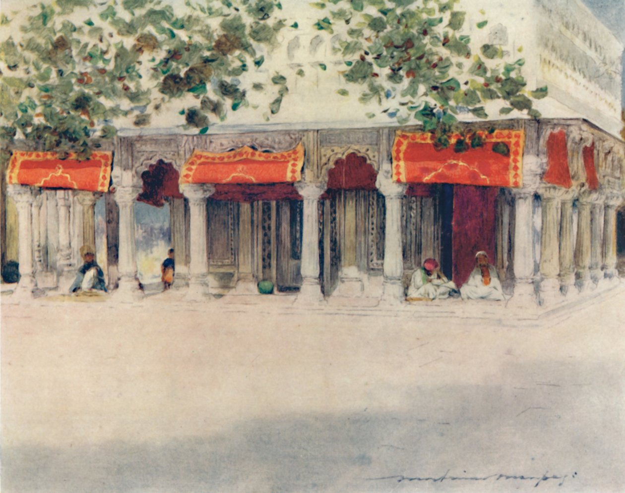 A Bara Durri at Delhi by Mortimer Ludington Menpes