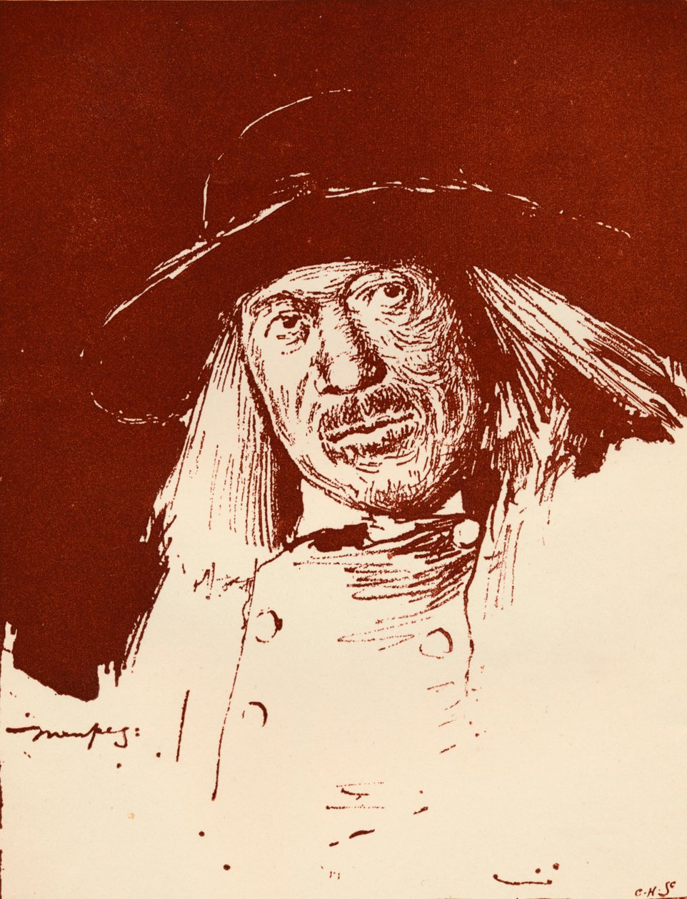 A Brittany Peasant, c1898 by Mortimer Ludington Menpes