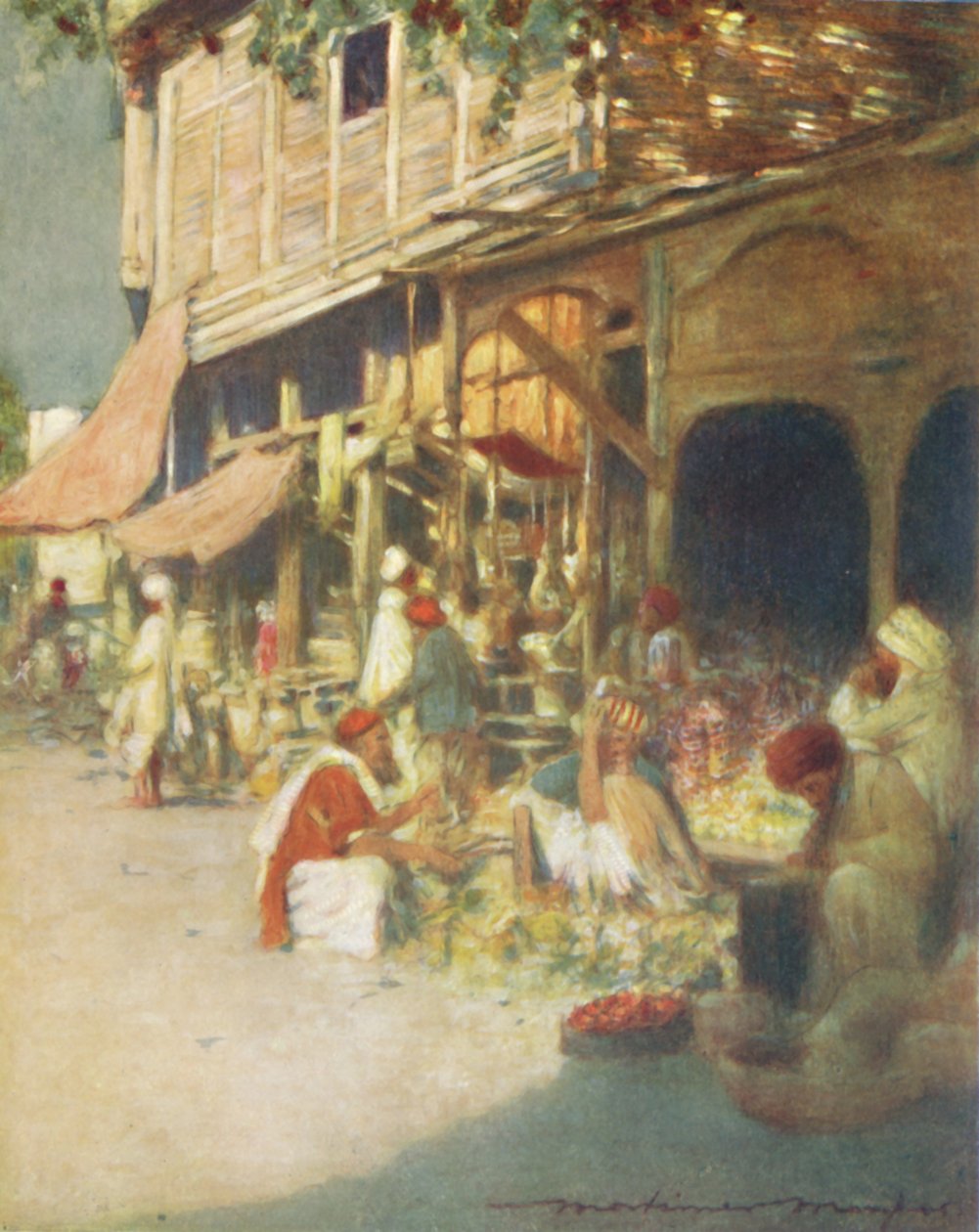 A Rag Shop, 1905 by Mortimer Ludington Menpes