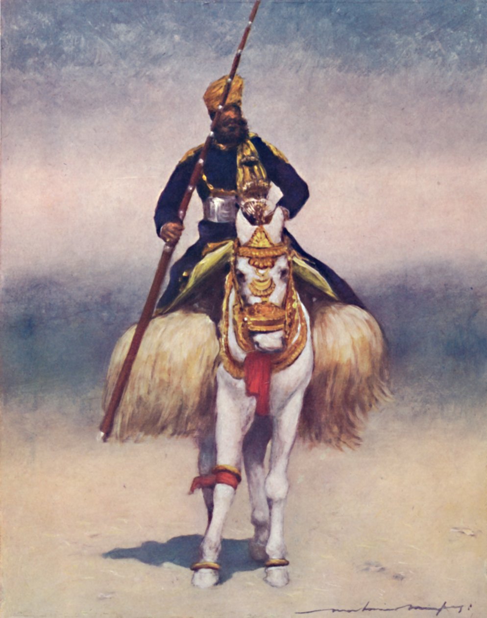 A Retainer from Alwar, 1903 by Mortimer Ludington Menpes