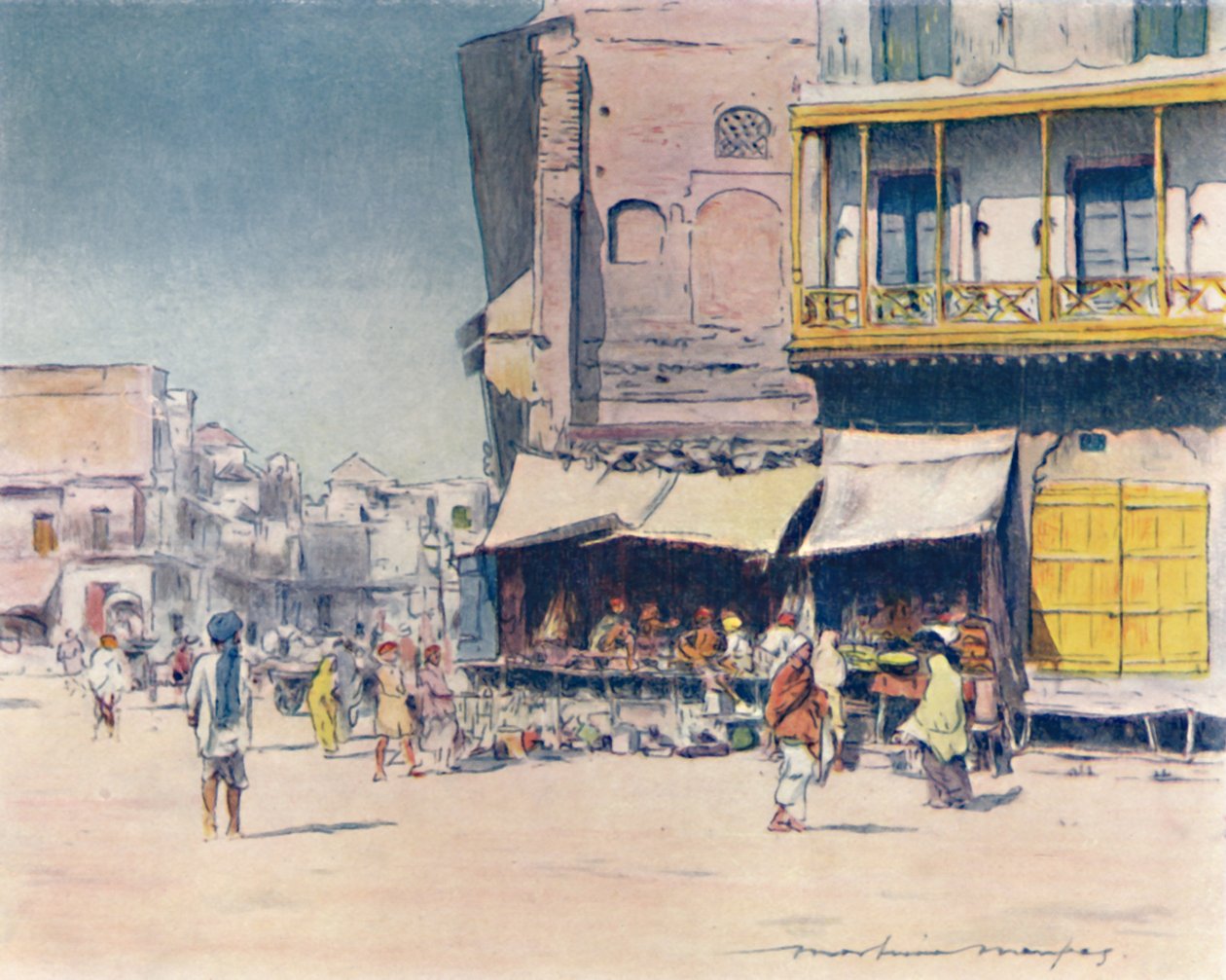 Grain-sellers, 1905 by Mortimer Ludington Menpes