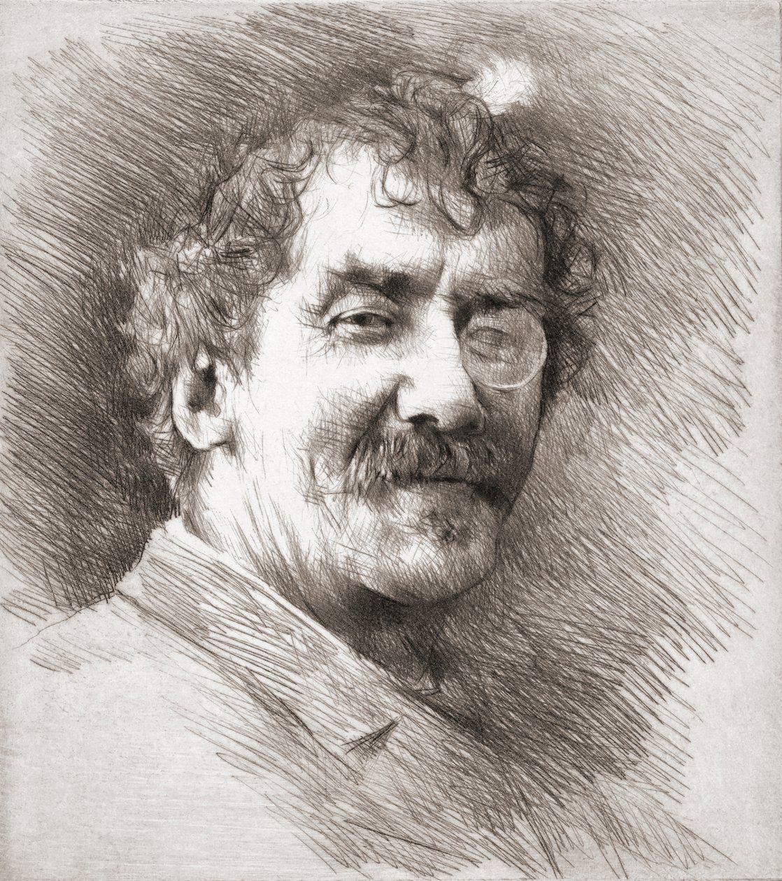 James McNeill Whistler, Portrait by Mortimer Ludington Menpes