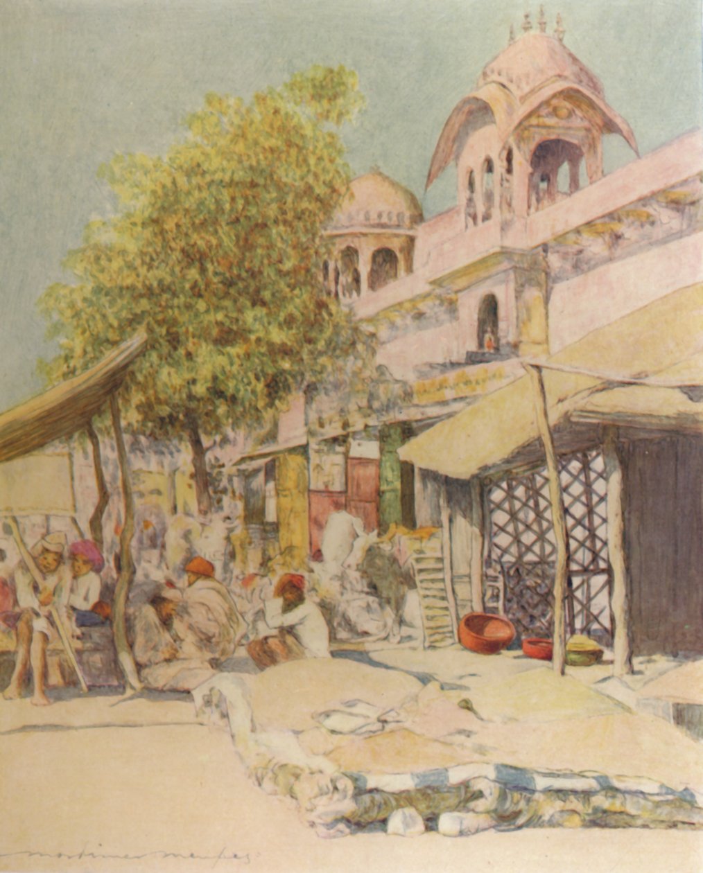 Jeypore at Noon by Mortimer Ludington Menpes