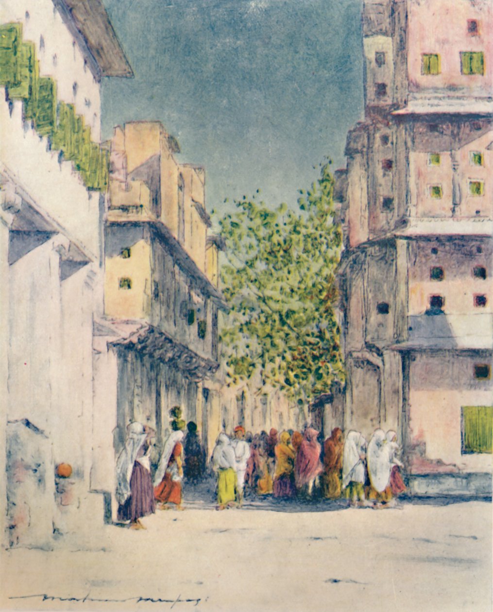 Through the Streets of Delhi by Mortimer Ludington Menpes