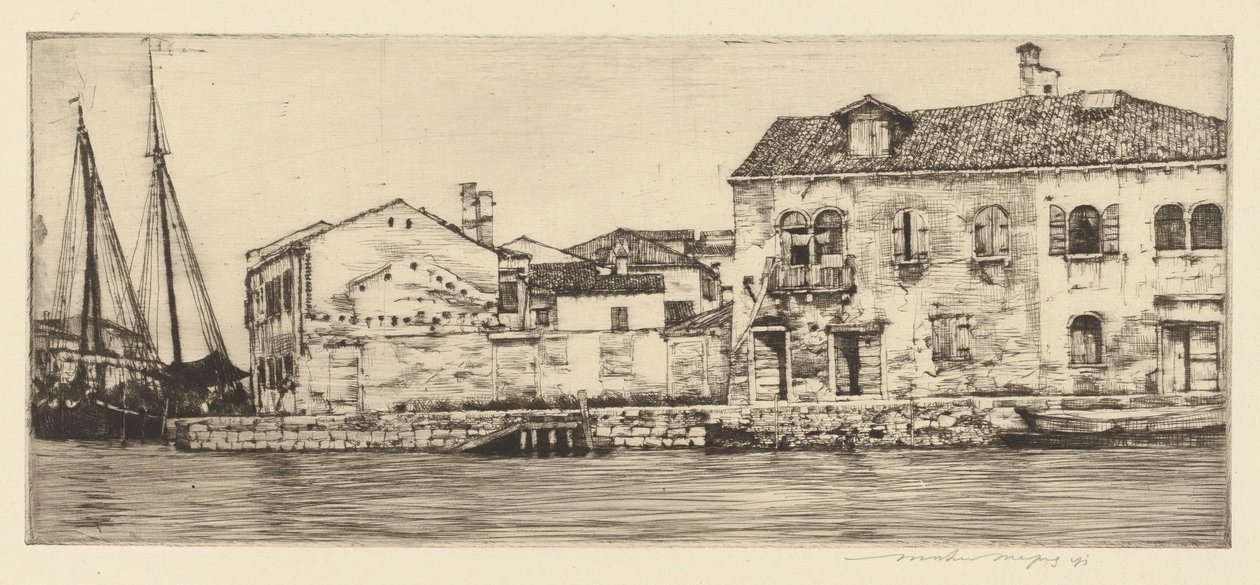 Giudecca, Venice by Mortimer Menpes