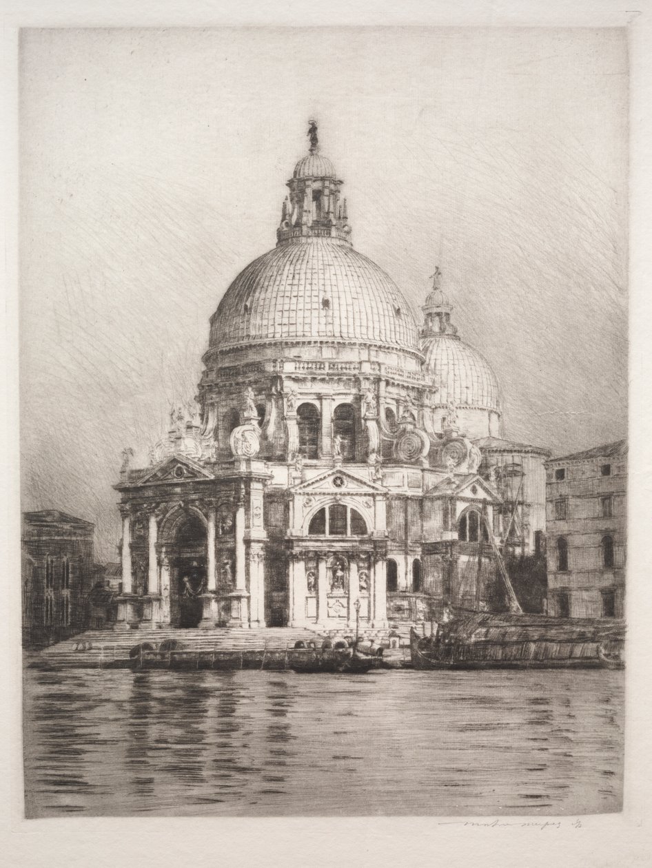 Santa Maria Della Salute by Mortimer Menpes
