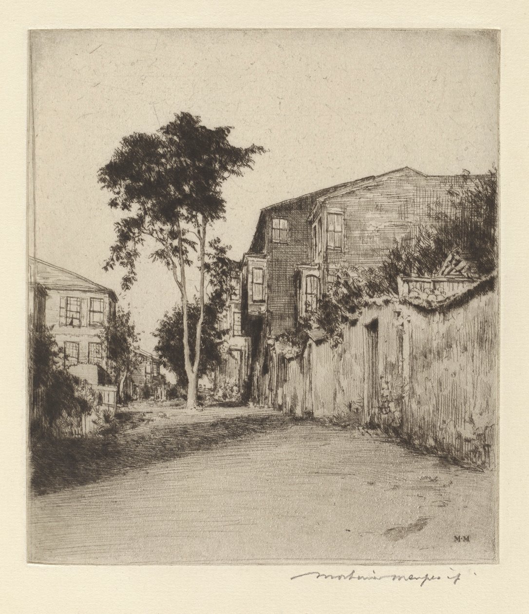 Sicilian Street by Mortimer Menpes