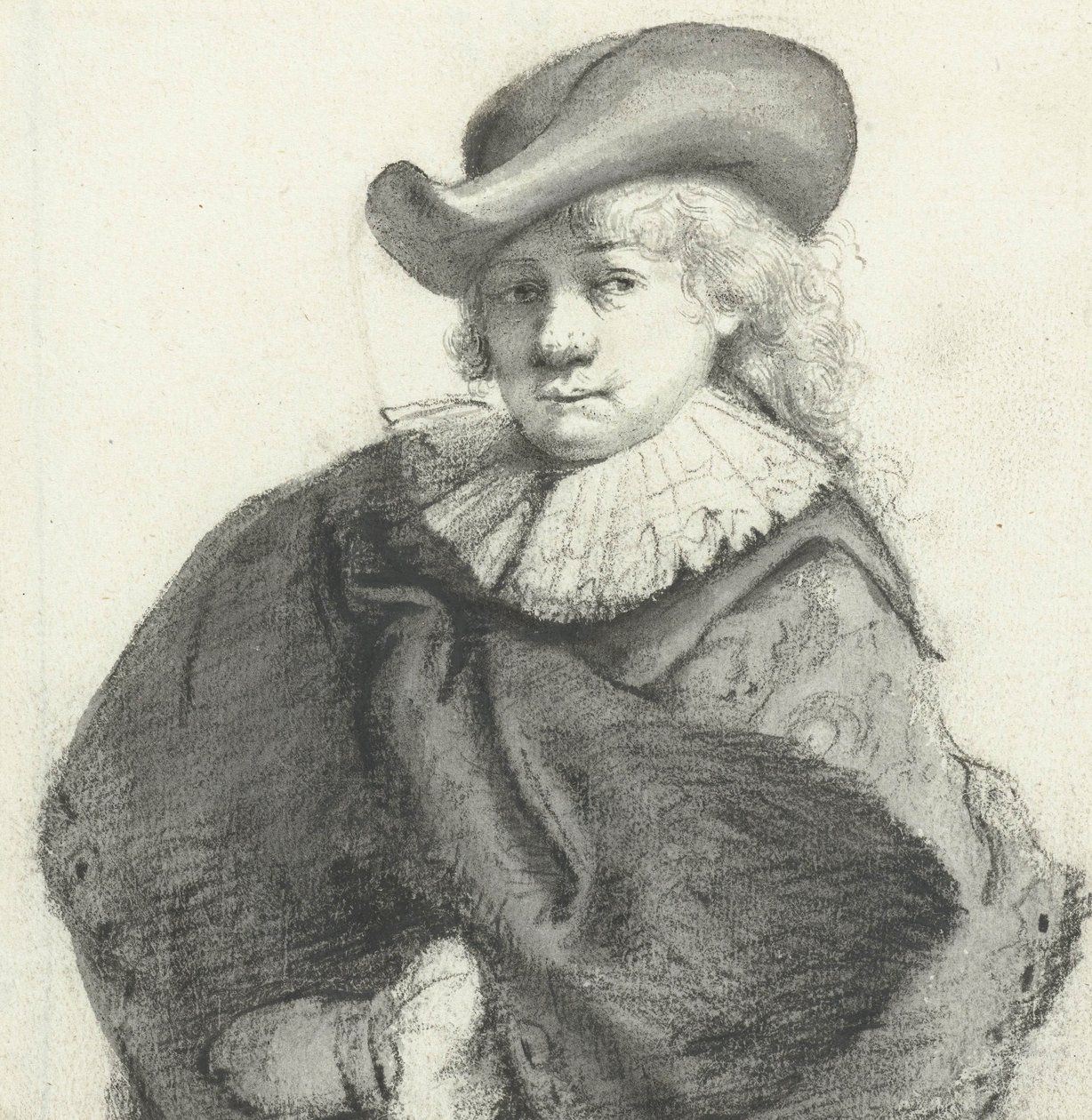 Portrait of Rembrandt, after Rembrandt van Rijn by Moses Ter Borch