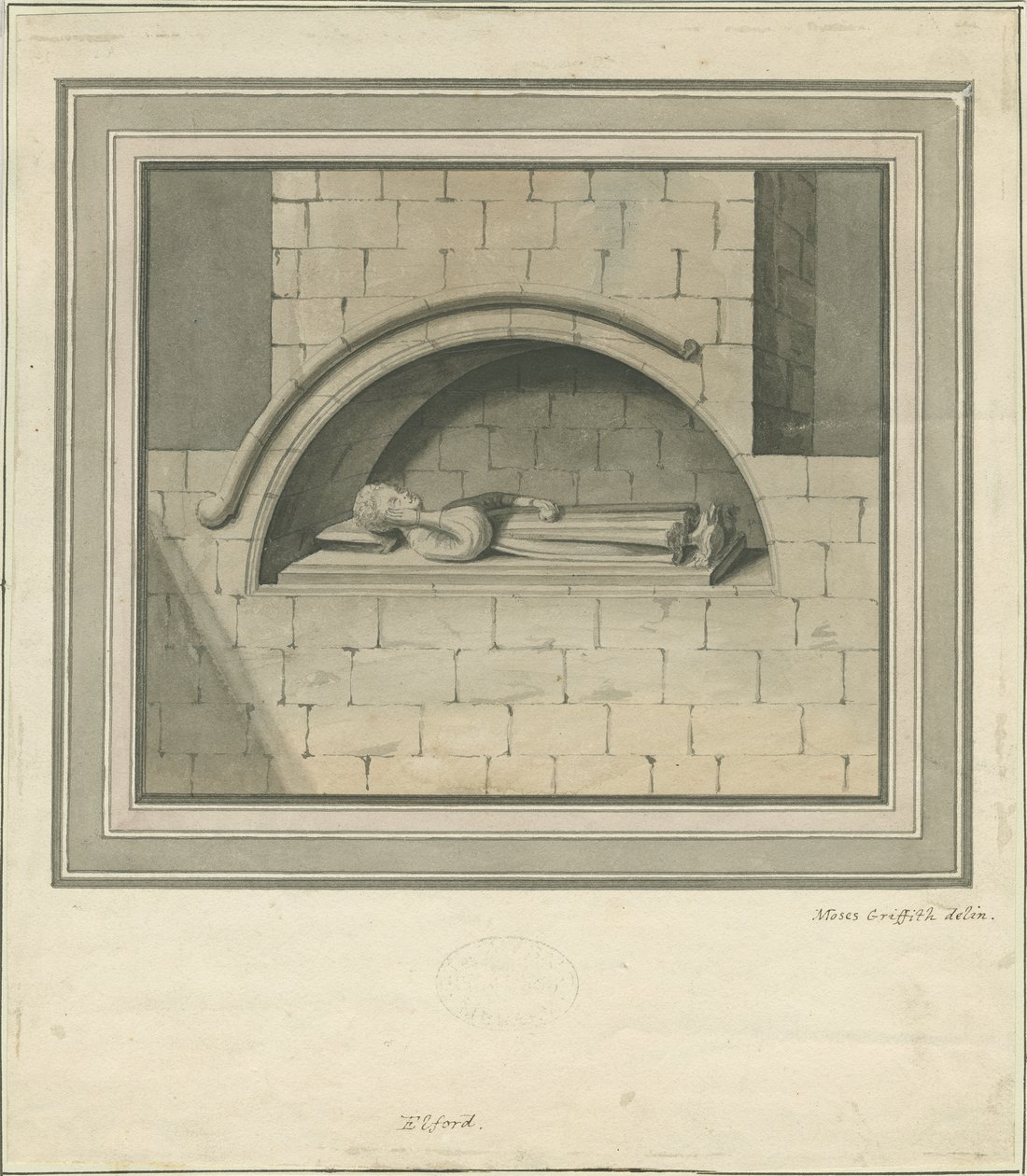 Elford Church - The Stanley Monument by Moses Griffiths