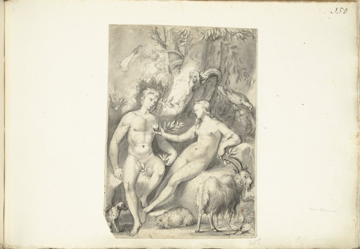 Adam and Eve by Moses Ter Borch
