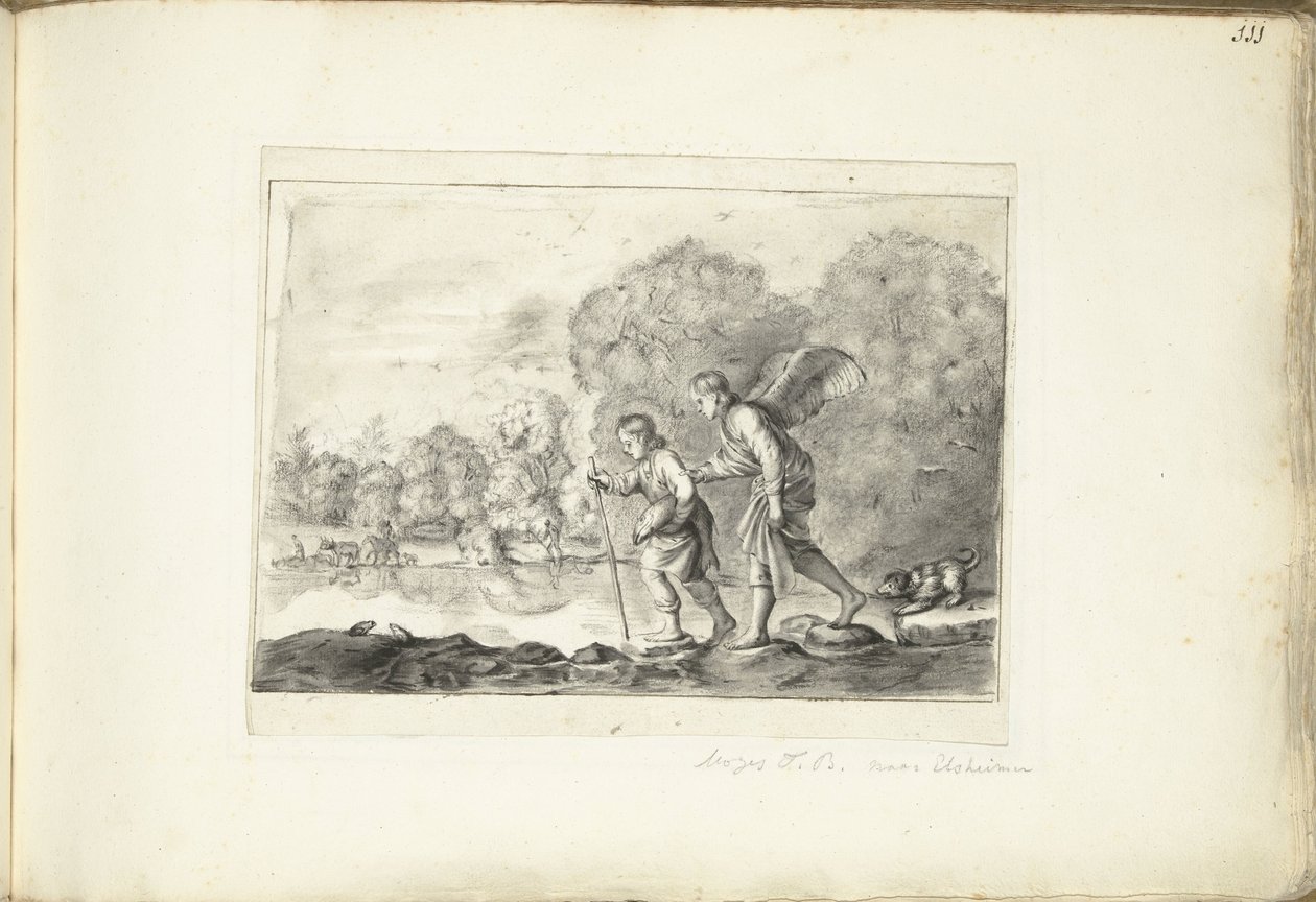 Tobias and the Angel by Moses Ter Borch