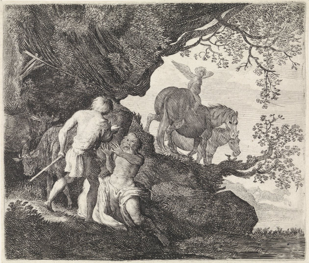 Mercury Punishes Battus by Moyses van Wtenbrouck