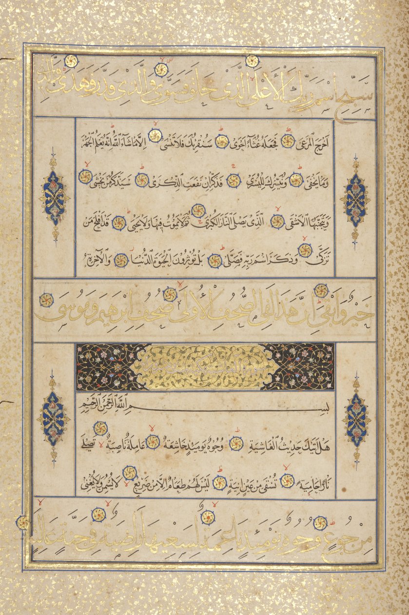 Fol 311 recto, Timurid Quran, 1441 by Muhammad Mumin Abdallah Al Murwand