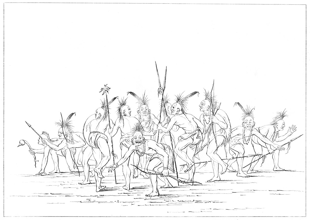 Discovery dance, Sac and Fox, Rock Island, Upper Mississippi by Myers and Co