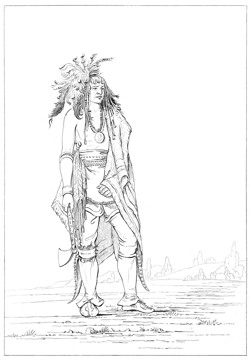 Iroquois brave by Myers and Co