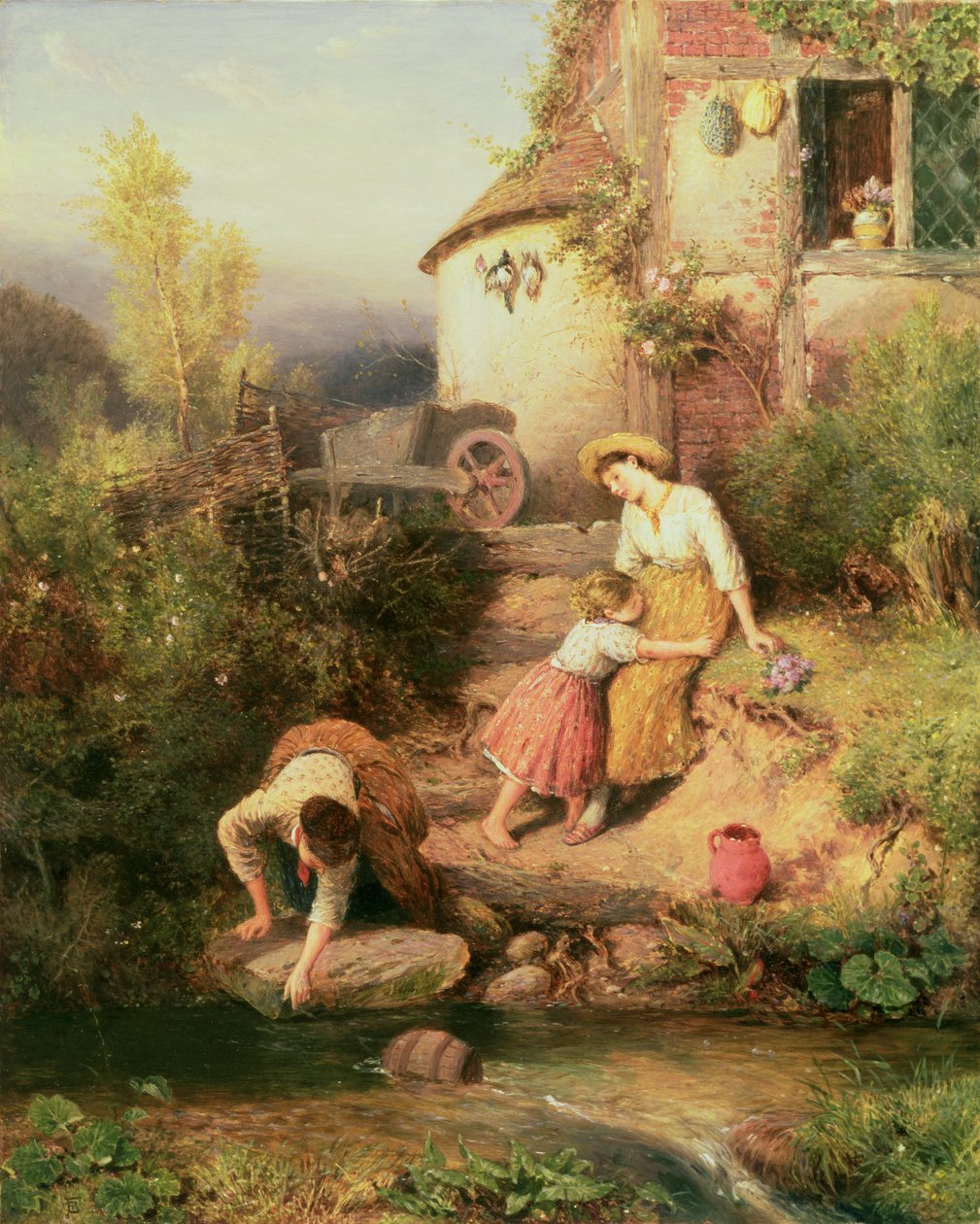 The Brook by Myles Birket Foster
