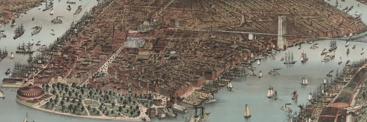 The City of New York by Nathaniel Currier