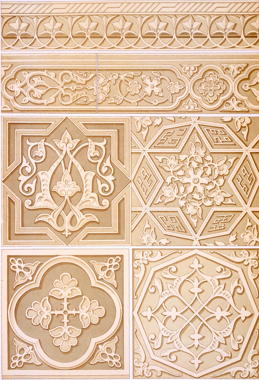 Pl 18 Architectural Decoration, 19th century by N. Simakoff