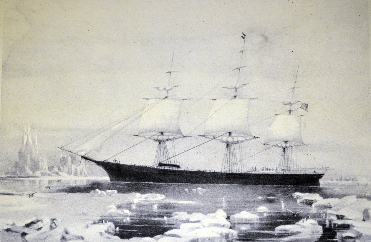 Clipper Ship Red Jacket by N. and Ives, J.M. Currier