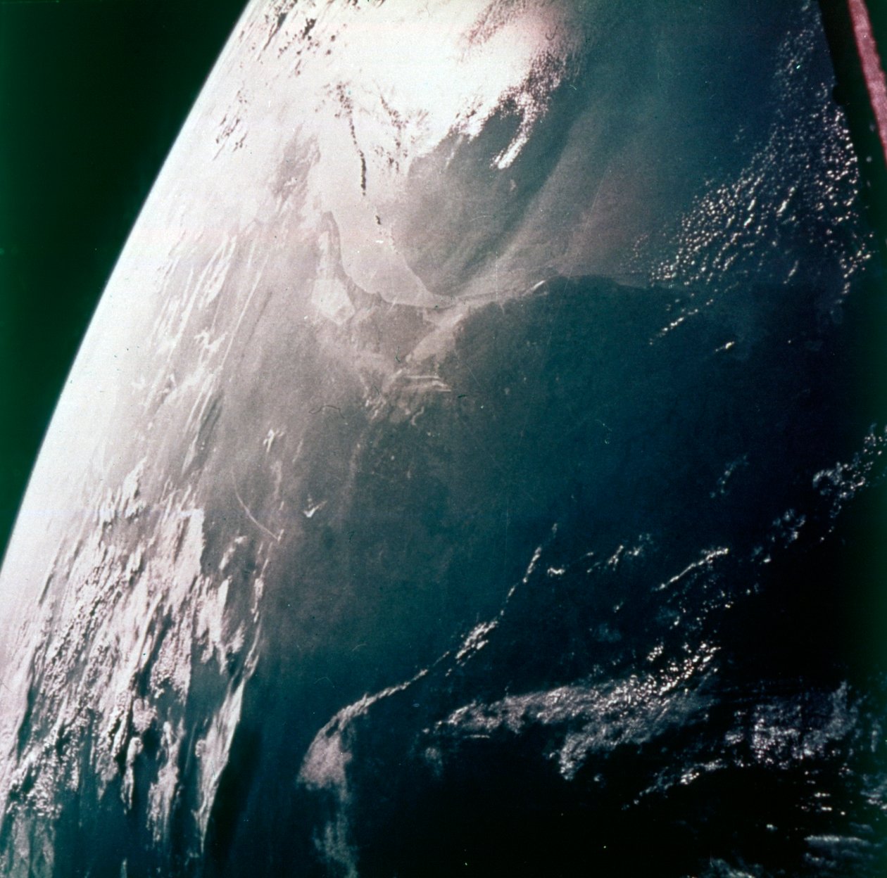 Earth from space - the Gulf coast, Houston and Galveston Bay, USA by NASA Images