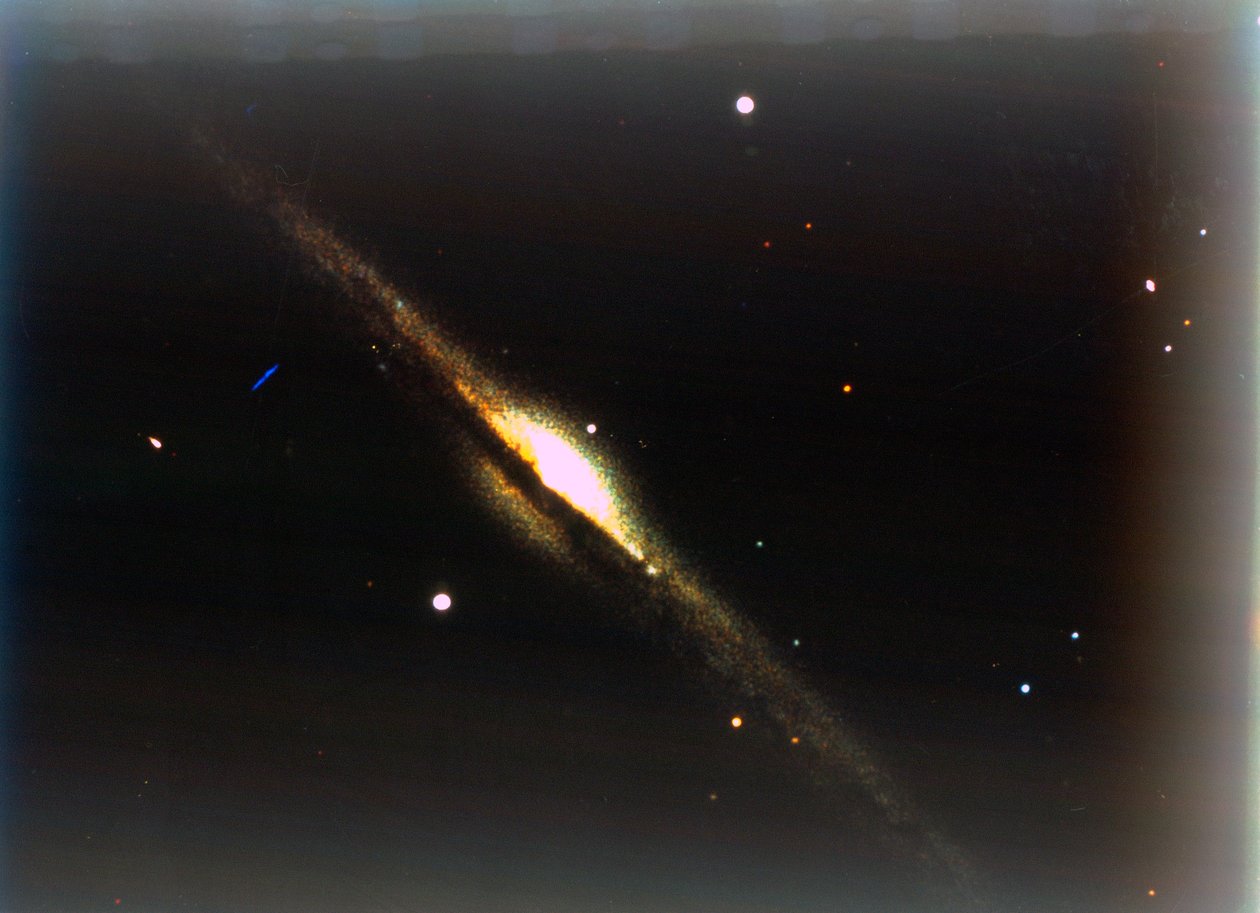 The Needle Galaxy in Coma Berenices by NASA Images