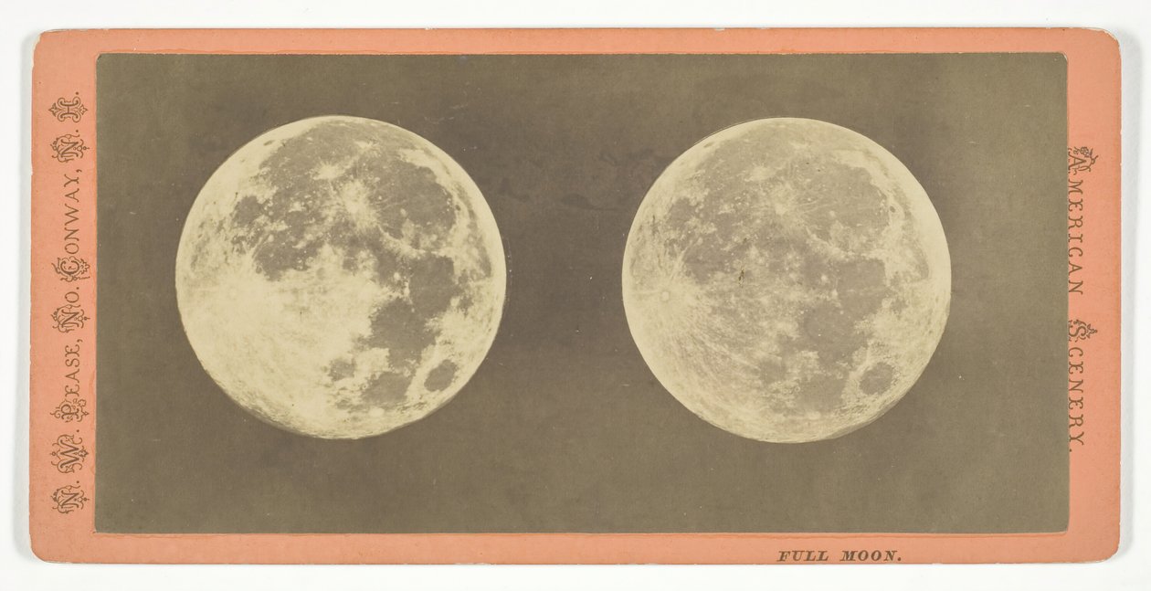 Full Moon, mid-19th century by N.W. Pease