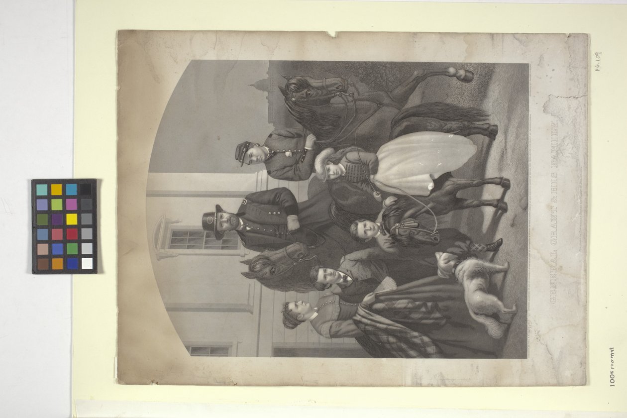 General Grant And His Family by N. and Ives J.M. (1824 95) Currier