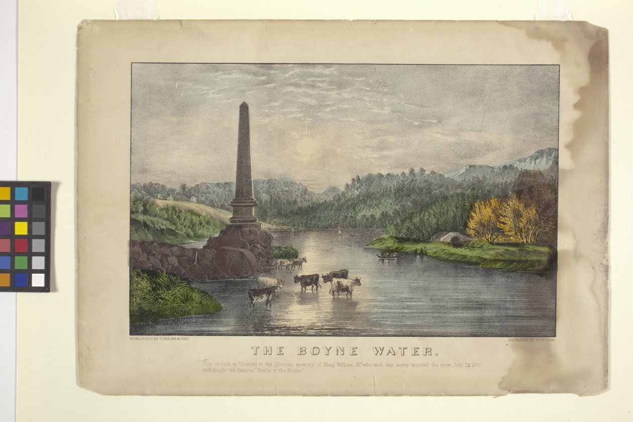 The Boyne Water by N. and Ives J.M. (1824 95) Currier