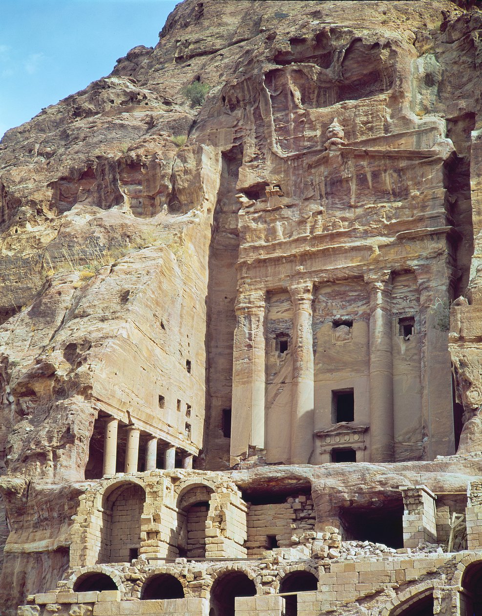 View of the Urn Tomb by Nabatean