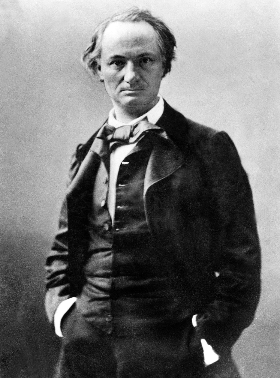 Charles Baudelaire (1821-1867), French Poet, Photo by Felix Nadar c. 1858 by Nadar
