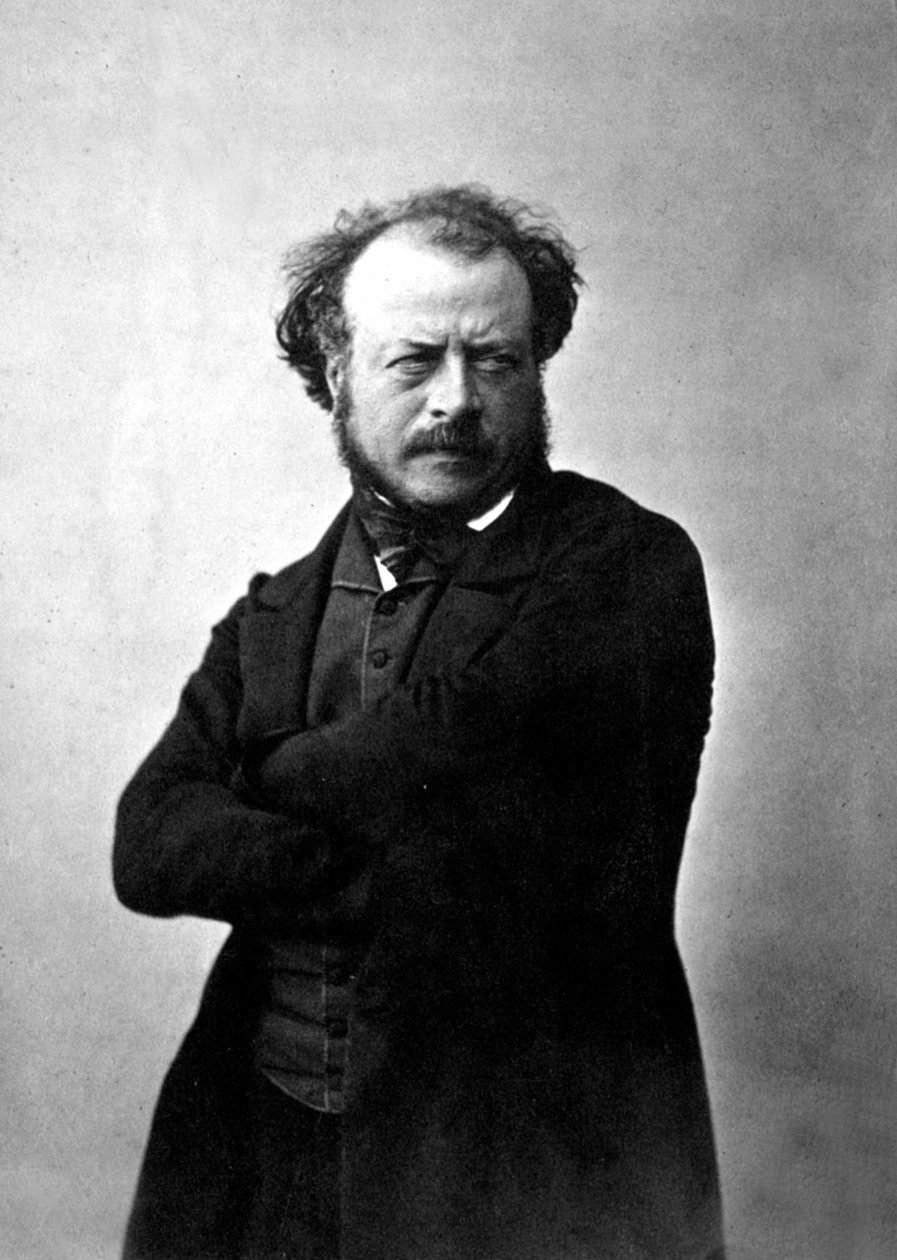 French sculptor Auguste Preault, photographed by Nadar, c.1854 by Nadar