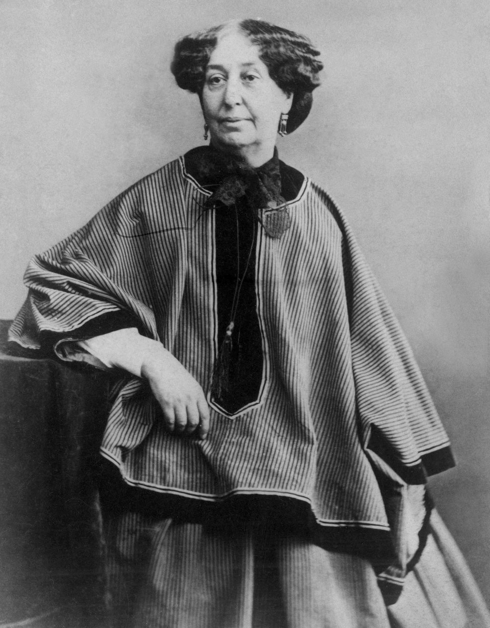 French writer George Sand (1804-1876), photo by Nadar 1864 by Nadar