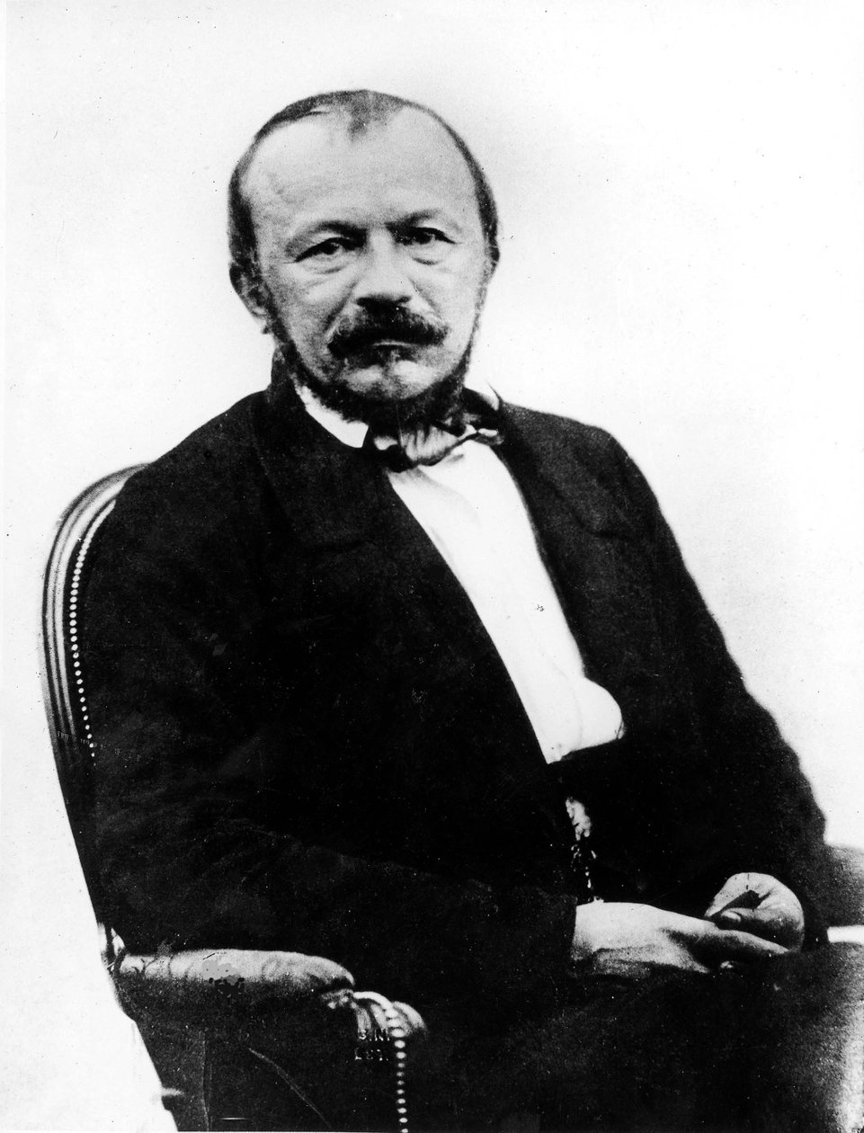 Gerard de Nerval (1808-1855), French Novelist, Picture from Disderi Album by Nadar