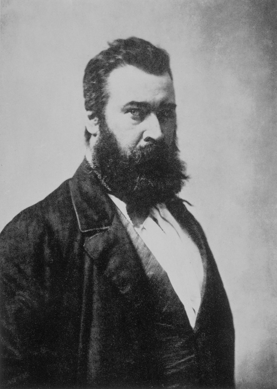 Jean-Francois Millet (1814-1875), French Painter, Photograph by Nadar by Nadar