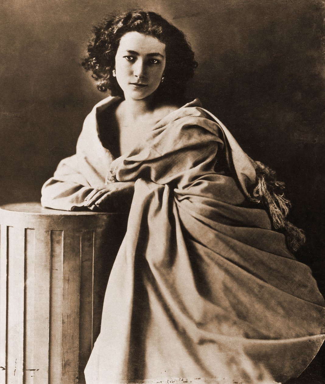 Portrait of Henriette Rosine Bernard dit Sarah Bernhardt, actress by Nadar