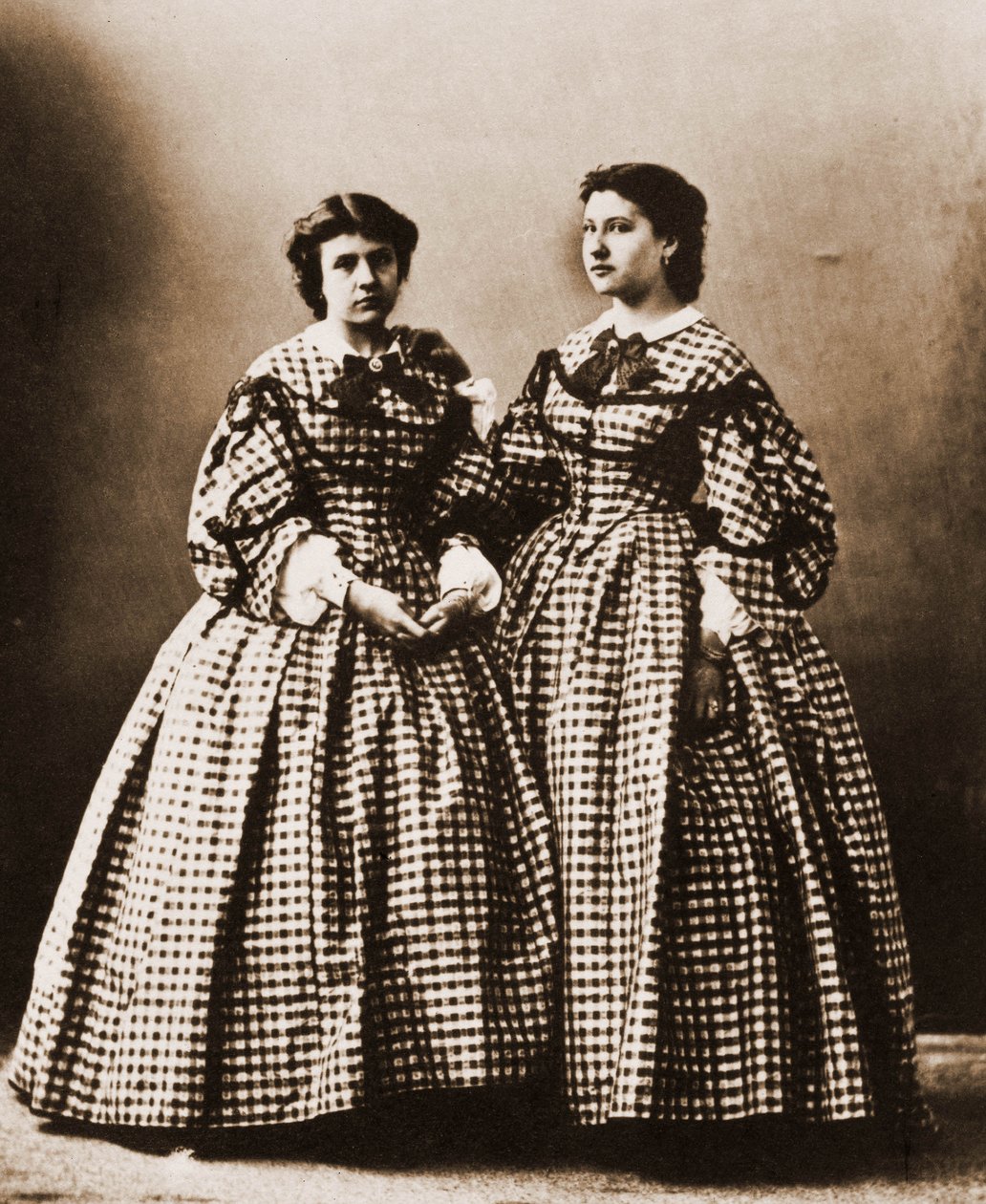 Portrait of Judith Gautier and her sister, novelist 1850-1917 (photo) by Nadar