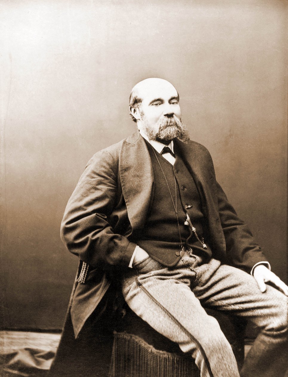 Portrait of Paul Feval, filetonist from the period of Gaboriau and Ponson du Terrail 1817-1887 (photo) by Nadar