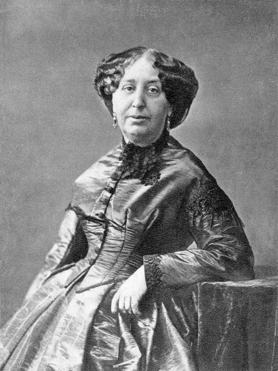 Writer George Sand, c. 1860 by Nadar