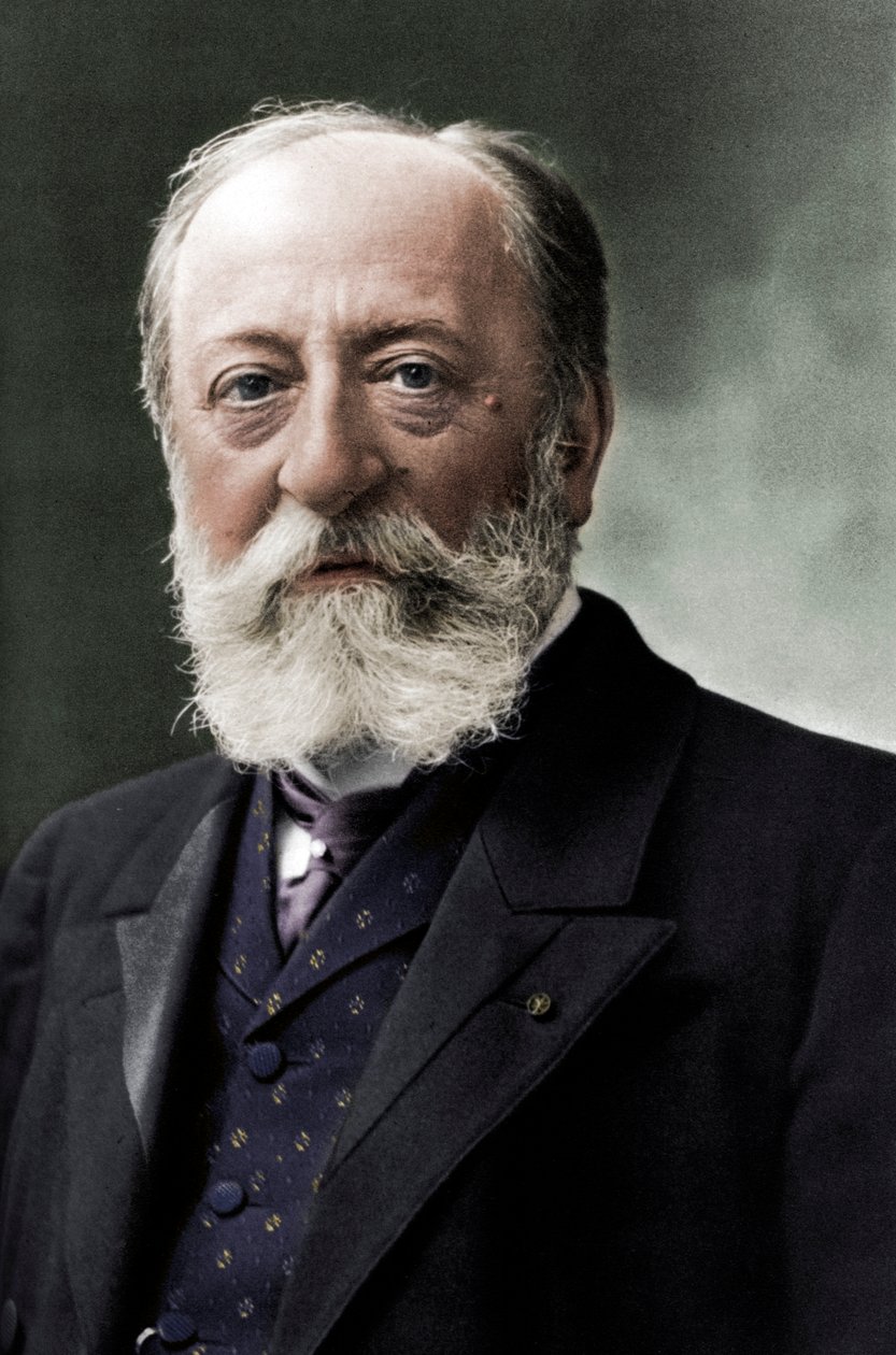 Camille Saint-Saens, French composer, organist, conductor, and pianist of the Romantic era by Nadar